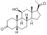 11-BETA-HYDROXYPREGNANEDIONE Structure