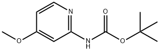 (4-METHOXY-PYRIDIN-2-YL)-CARBAMIC ACID TERT-BUTYL ESTER Structure