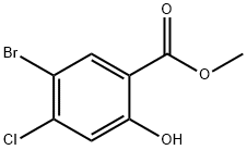 Methyl 5-bromo-4-chloro-2-hydroxybenzoate Structure