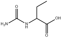 N-CARBAMYL-DL-ALPHA-AMINO-N-BUTYRIC ACID Structure