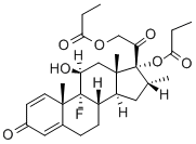 Dexamethasone dipropionate Structure