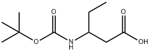 Pentanoic acid, 3-[[(1,1-dimethylethoxy)carbonyl]amino]- (9CI) Structure