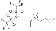 N-ETHYL-N,N-DIMETHYL-2-METHOXYETHYLAMMONIUM BIS(TRIFLUOROMETHYLSULFONYL)IMIDE Structure