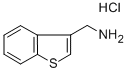 1-BENZOTHIOPHEN-3-YLMETHYLAMINE HYDROCHLORIDE Structure