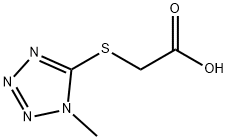 (1-METHYL-1 H-TETRAZOL-5-YLSULFANYL)-ACETIC ACID Structure