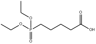 DIETHYLPHOSPHONOPENTANOIC ACID Structure