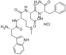 CHOLECYSTOKININ FRAGMENT 30-33 AMIDE HYDROCHLORIDE Structure