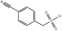 (4-CYANOPHENYL)METHANESULFONYL CHLORIDE Structure