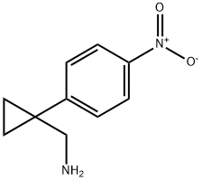 C-[1-(4-NITRO-PHENYL)-CYCLOPROPYL]-METHYLAMINE Structure