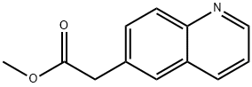 METHYL 6-QUINOLINEACETATE Structure