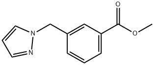 METHYL 3-(1H-PYRAZOL-1-YLMETHYL)BENZOATE Structure