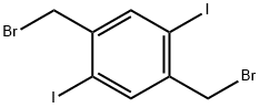 1,4-BIS(BROMOMETHYL)-2,5-DIIODOBENZENE Structure