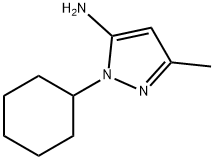 2-CYCLOHEXYL-5-METHYL-2H-PYRAZOL-3-YLAMINE Structure