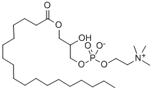 1-Stearoyllysophosphatidylcholine Structure