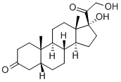 5-BETA-PREGNAN-17,21-DIOL-3,20-DIONE Structure