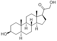 3-BETA,5-ALPHA-TETRAHYDRODEOSOXYCORTICOSTERONE Structure