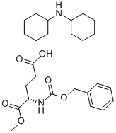 N-CBZ-L-GLUTAMIC ACID ALPHA-METHYL ESTER DICYCLOHEXYL AMMONIUM SALT
 Structure