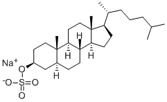 DIHYDROCHOLESTEROL-3-SULFATE SODIUM Structure