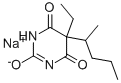 Pentobarbital sodium Structure