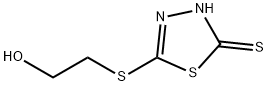 2-(5-MERCAPTO-1,3,4-THIADIAZOL-2-YLTHIO)-ETHANOL Structure