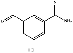 3-FORMYL BENZAMIDINE HYDROCHLORIDE Structure