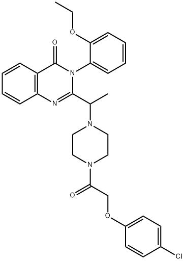 571203-78-6 2-[1-[4-[2-(4-Chlorophenoxy)acetyl]-1-piperazinyl]ethyl]-3-(2-ethoxyphenyl)-4(3H)-Quinazolinone