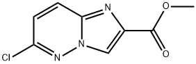 6-CHLORO-IMIDAZO[1,2-B]PYRIDAZINE-2-CARBOXYLIC ACID, METHYL ESTER Structure