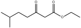 6-METHYL-3-OXO-HEPTANOIC ACID ETHYL ESTER Structure