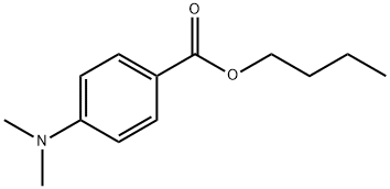 BUTYL 4-N,N-DIMETHYLAMINOBENZOATE Structure