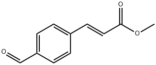 4-FORMYLCINNAMIC ACID METHYL ESTER Structure