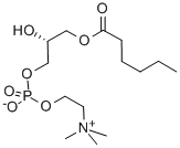 L-ALPHA-LYSOPHOSPHATIDYLCHOLINE, CAPROYL Structure