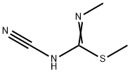 N-CYANO-N',S-DIMETHYLISOTHIOUREA Structure