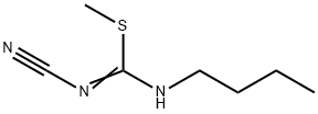 3-CYANO-1-BUTYL-2-METHYLISOTHIOUREA Structure