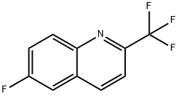 6-FLUORO-2-TRIFLUOROMETHYLQUINOLINE Structure