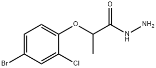 2-(4-BROMO-2-CHLOROPHENOXY)PROPANOHYDRAZIDE Structure