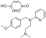 PYRILAMINE MALEATE Structure