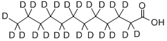 DODECANOIC-D23 ACID Structure