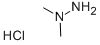 1,1-DIMETHYLHYDRAZINE HYDROCHLORIDE Structure