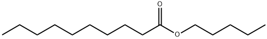 N-CAPRIC ACID N-AMYL ESTER Structure