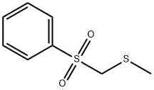 METHYLTHIOMETHYL PHENYL SULFONE Structure