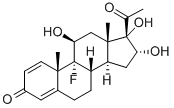 Descinolone  Structure