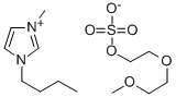 1-BUTYL-3-METHYLIMIDAZOLIUM 2-(2-METHOXYETHOXY)ETHYL SULFATE Structure