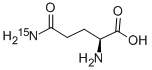 L-GLUTAMINE-AMIDE-15N Structure