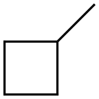 Methylcyclobutane. Structure