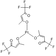 PRASEODYMIUM TRIFLUOROACETYLACETONATE Structure