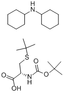 BOC-CYS(TBU)-OH Structure