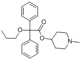 60569-19-9 (1-Methyl-4-piperidyl) 2,2-diphenyl-2-propoxy-acetate