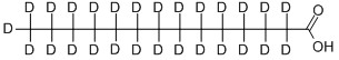 TETRADECANOIC-D27 ACID Structure