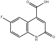 6-FLUORO-2-HYDROXYQUINOLINE-4-CARBOXYLIC ACID Structure