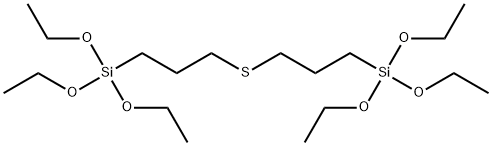 triethoxy-[3-(3-triethoxysilylpropylsulfanyl)propyl]silane Structure